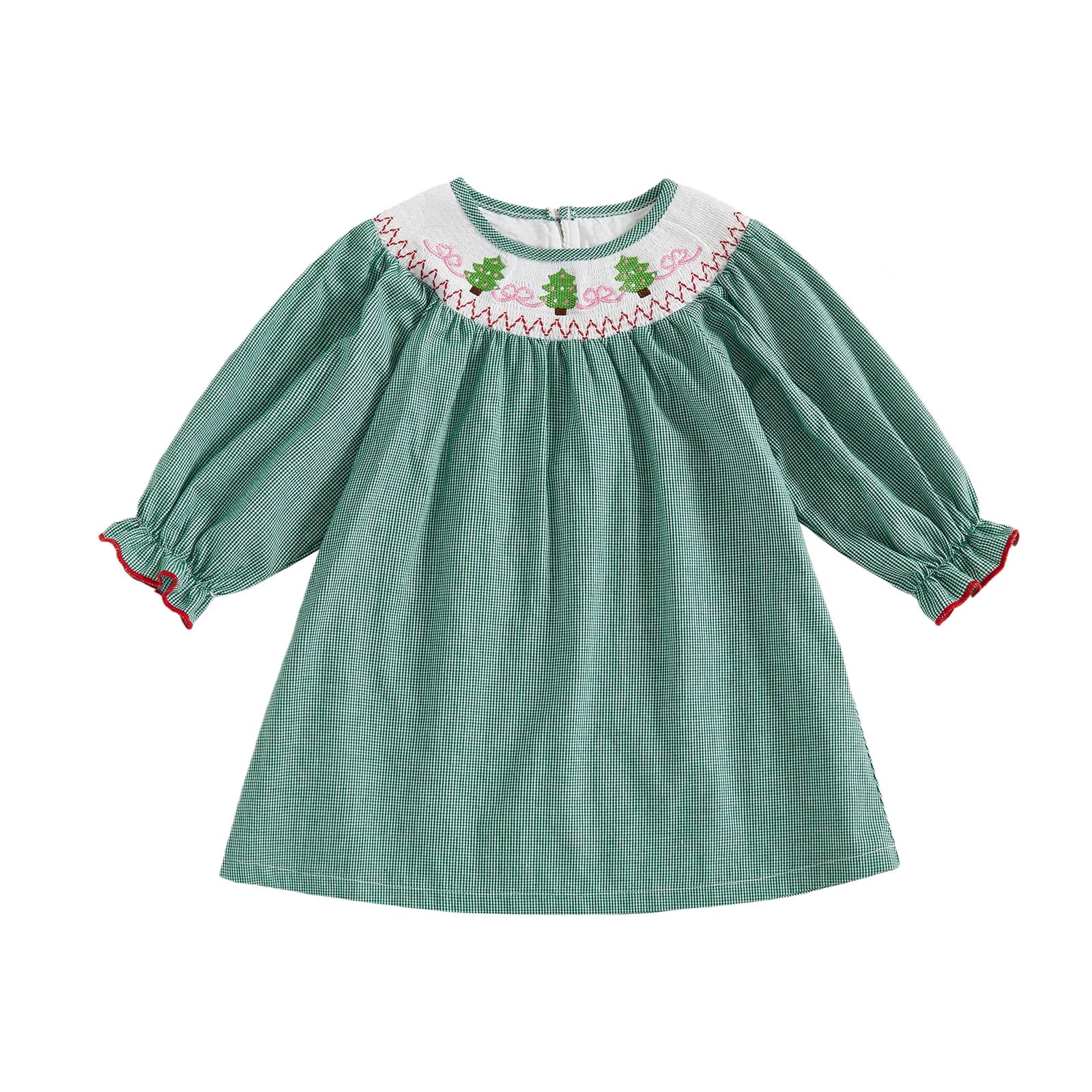 Toddler Girls Christmas Tree Dress