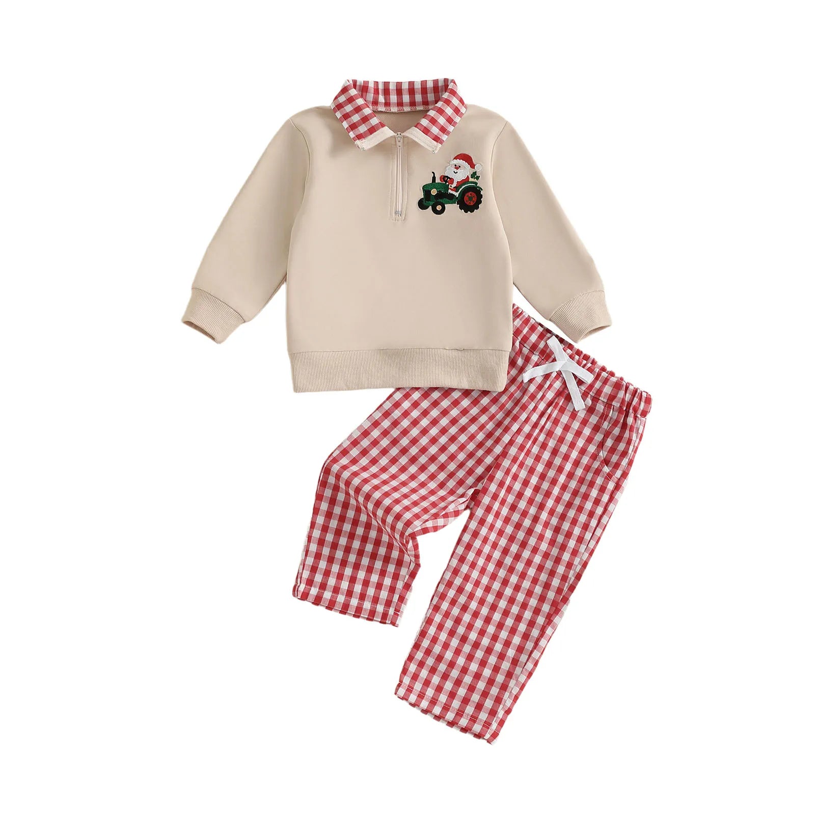 Baby Reindeer Holiday Outfit Set
