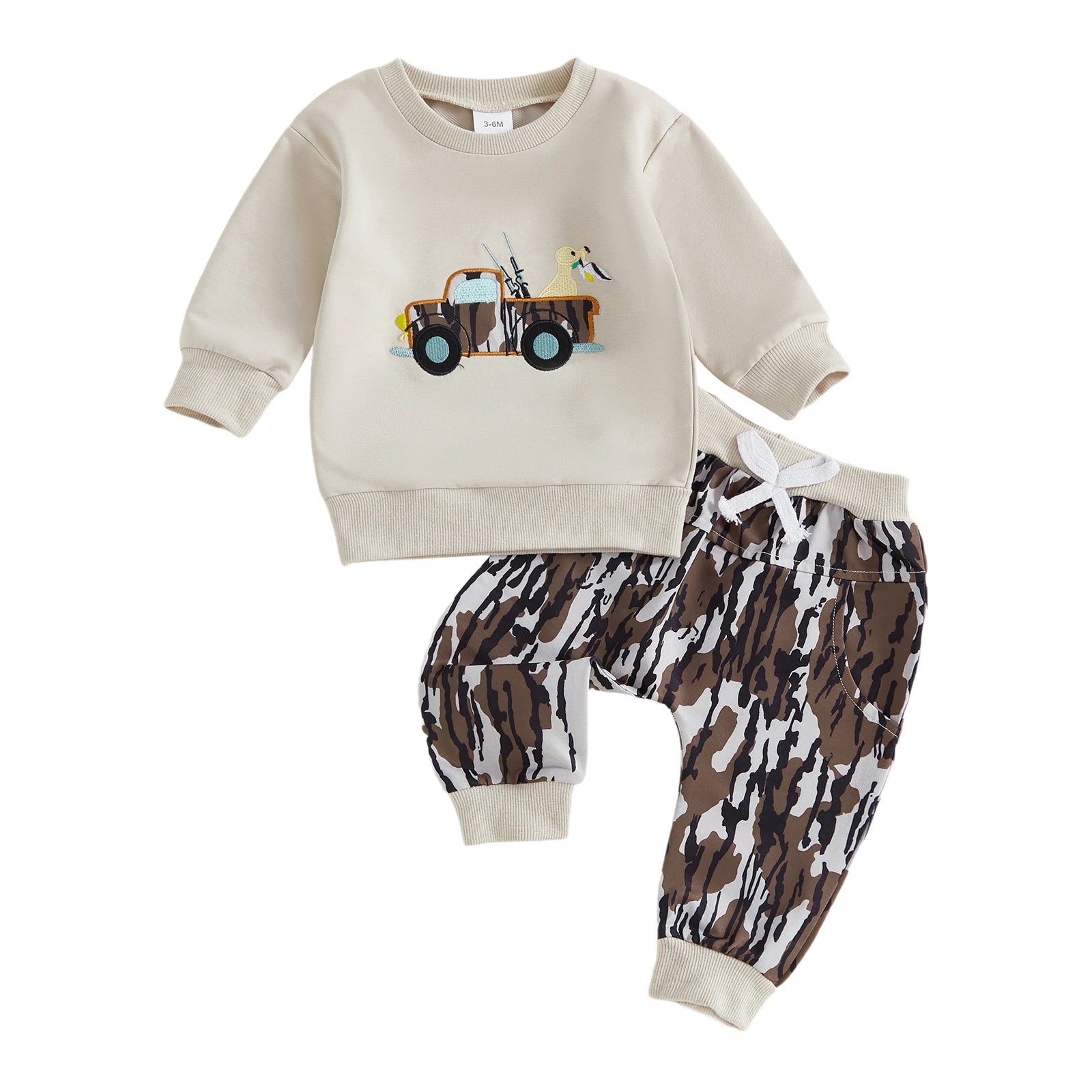 Baby Animal Embroidered Winter Set