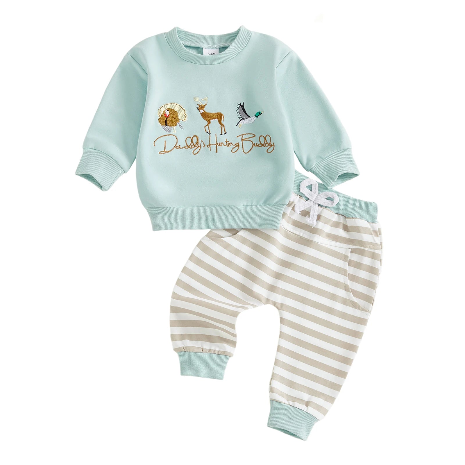 Baby Animal Embroidered Winter Set