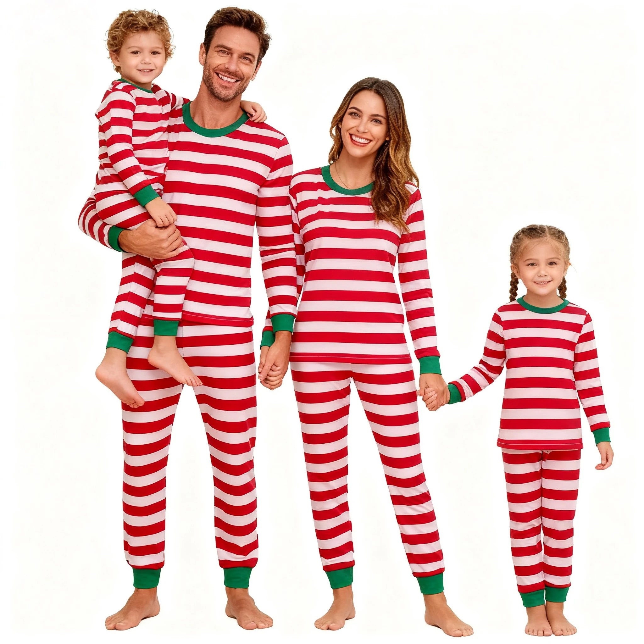 Family Red & White Stripe Pajama Set