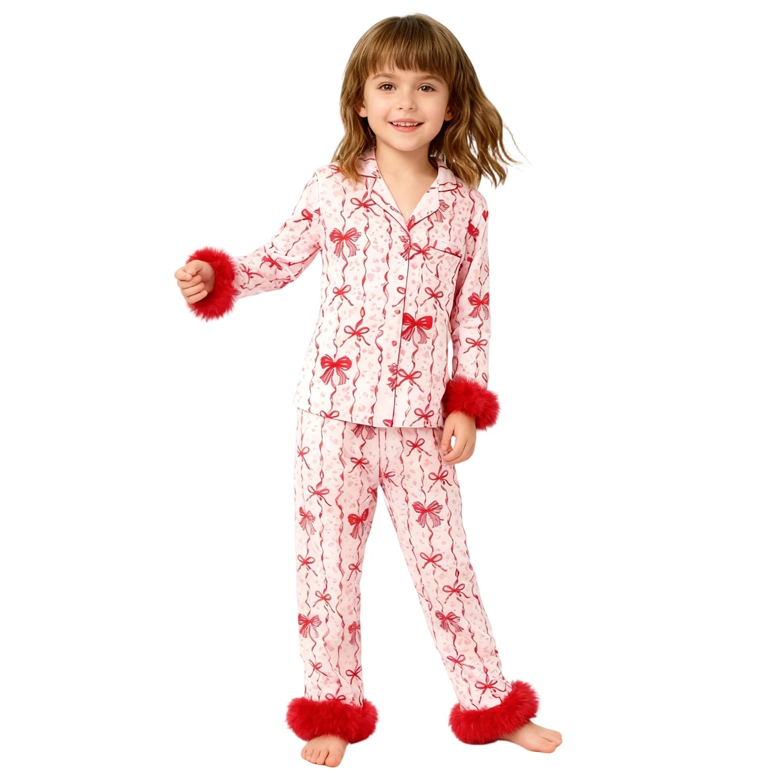 Mother & Daughter Valentine Pajama Set