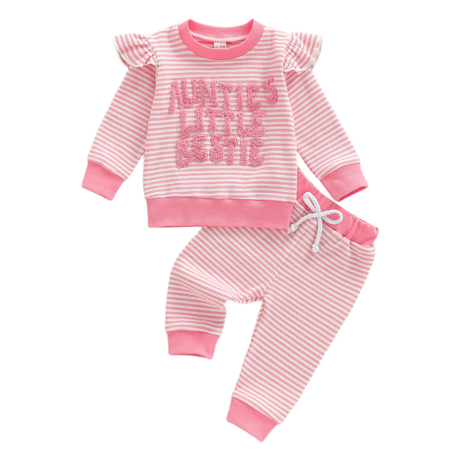 Baby Girls Letter Sweatshirt Outfit