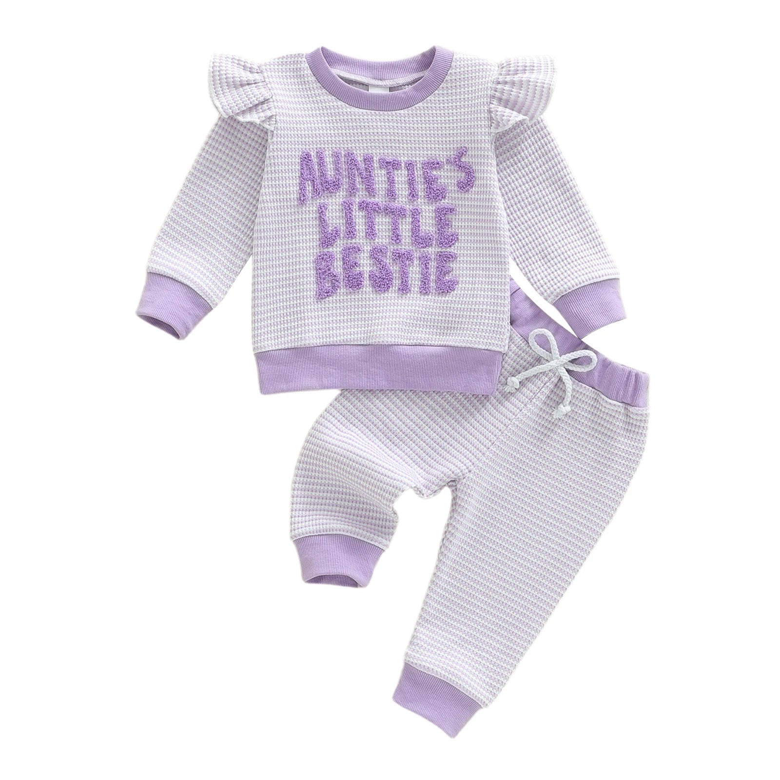 Baby Girls Letter Sweatshirt Outfit