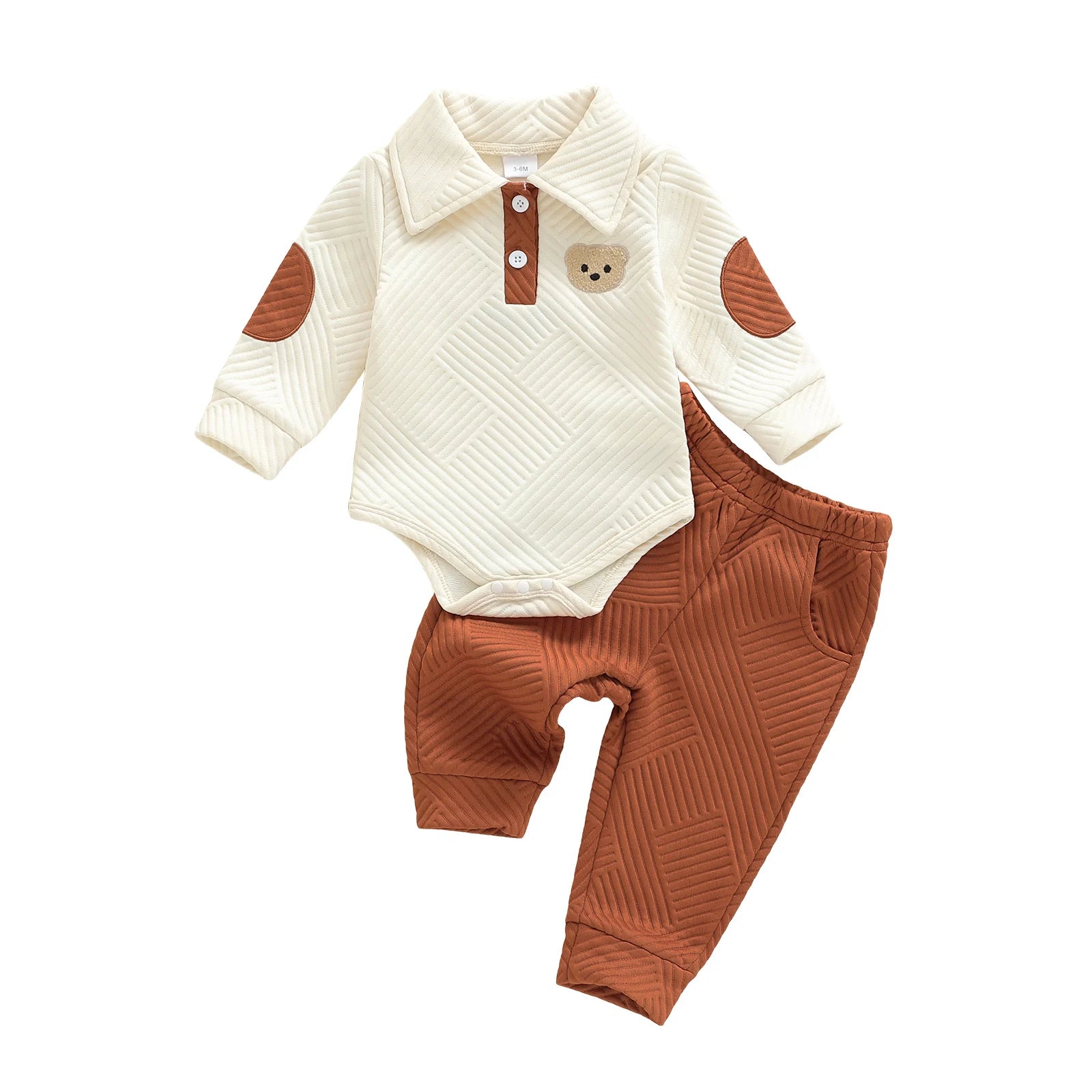 Toddler Bear Hoodie Fleece 2-Piece Set