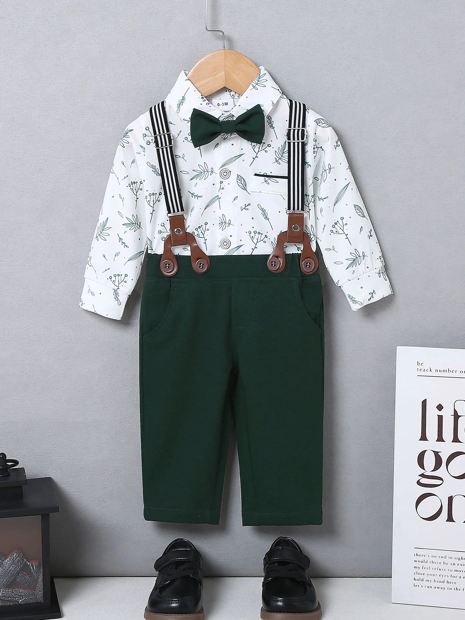 Baby Tuxedo Romper Gentleman Set