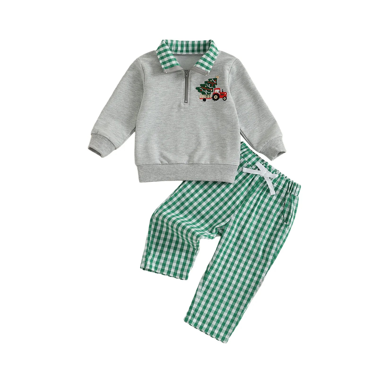 Baby Reindeer Holiday Outfit Set
