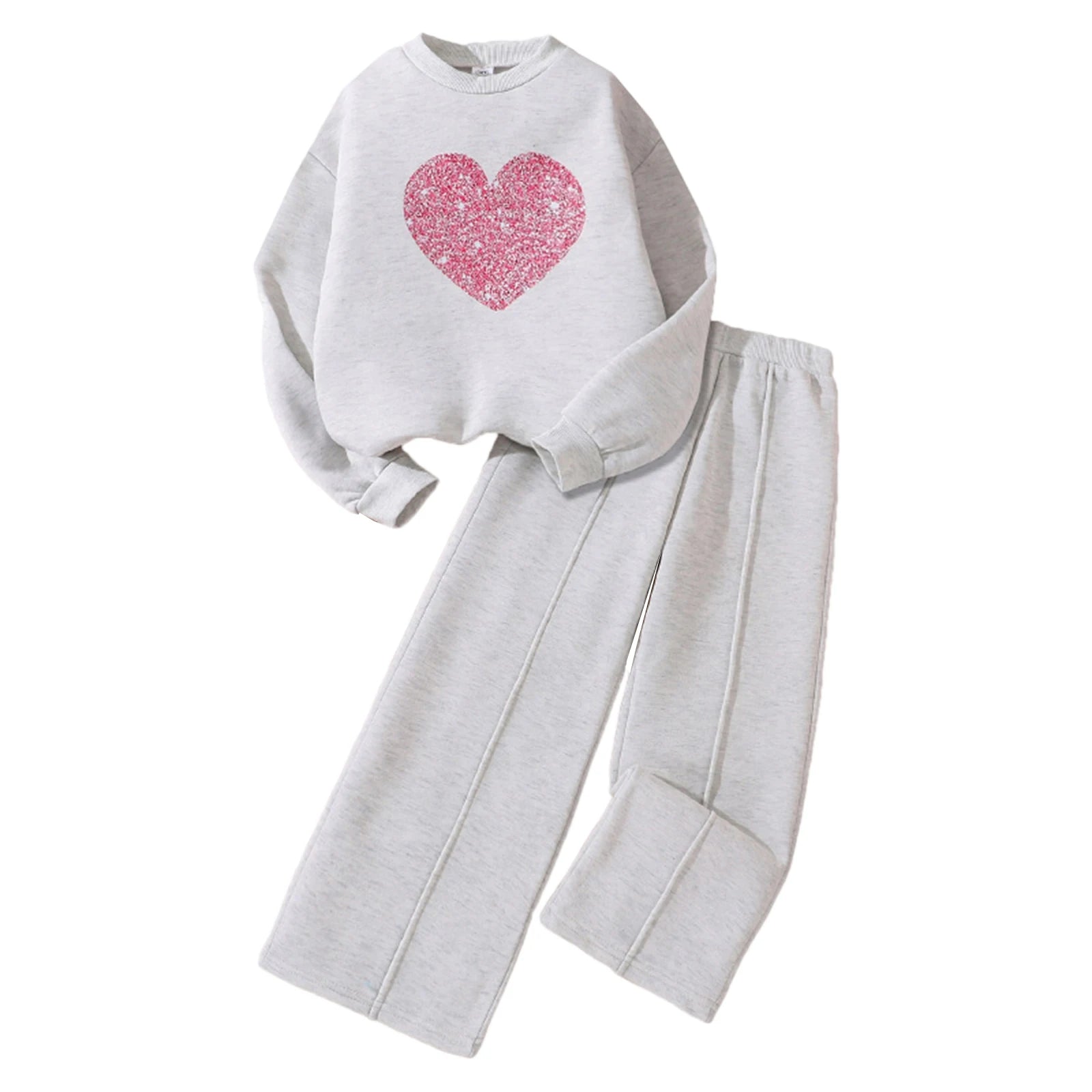 Girls Snowflake Sweater & Pants Set