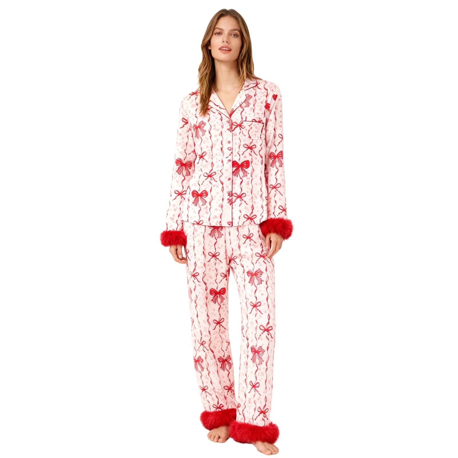 Mother & Daughter Valentine Pajama Set