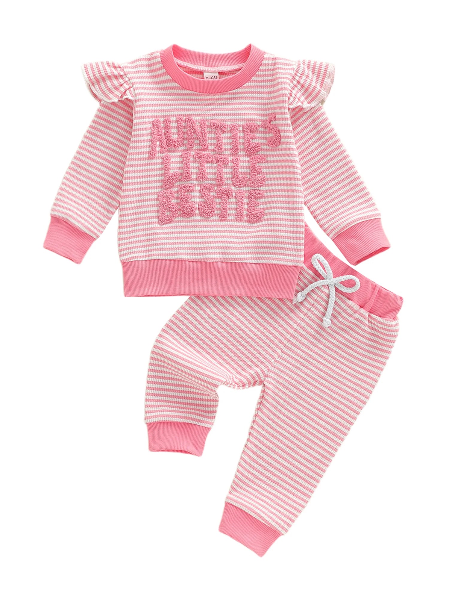 Baby Girls Letter Sweatshirt Outfit